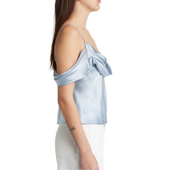 Reformation Ronda Silk Top 8 NEW $168 - Picture 6 of 7